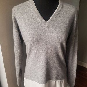 Corso Vannucci Cashmere/Silk V-Neck Sweater - M